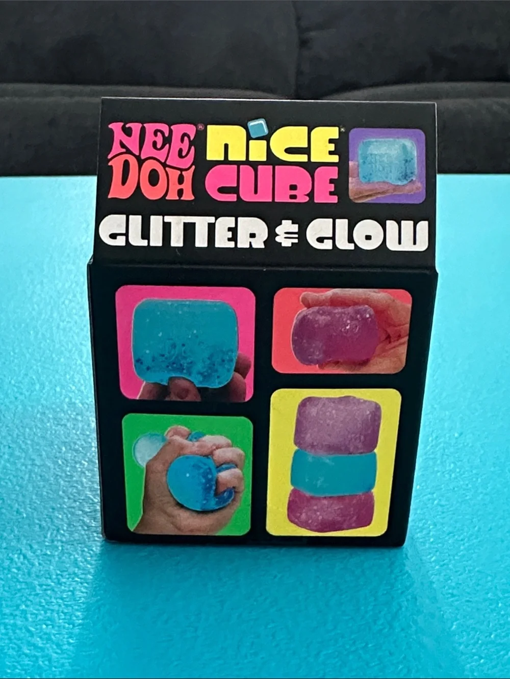 NeeDoh Nice Cube Glitter & Glow